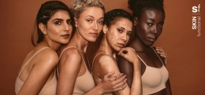 Women Diverse Skin Hugging